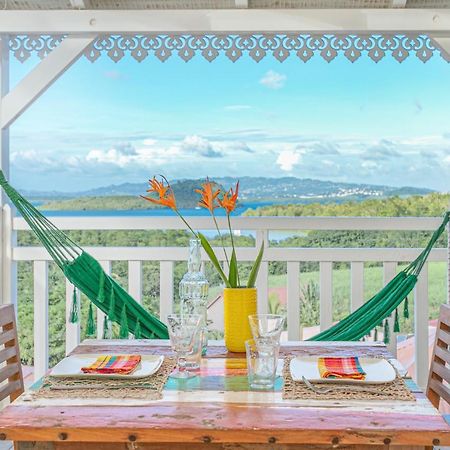 Bungalow Vanille Pacane - Vue Mer Avec Spa Prive Les Trois-Ilets Dış mekan fotoğraf