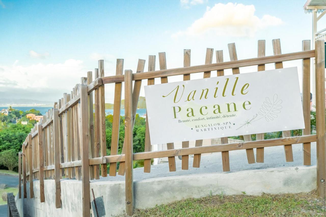 Bungalow Vanille Pacane - Vue Mer Avec Spa Prive Les Trois-Ilets Dış mekan fotoğraf